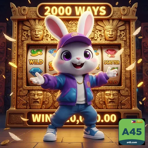 Excited players celebrating group jackpots at a45